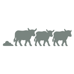 Cattle drive icon
