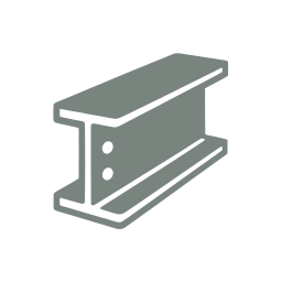 Steel beam icon
