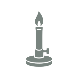 Bunsen burner icon