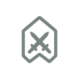 Aggressive stance icon
