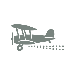 Crop duster icon