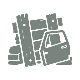 Makeshift barricade