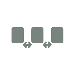 Distribute spacing icon