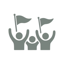 Cheering crowd