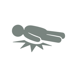 Knocked down