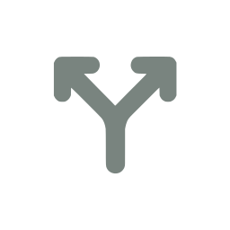 Arrow split icon