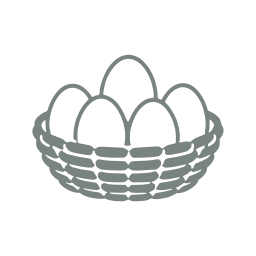 Egg basket icon