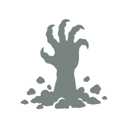Hand from grave