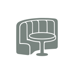 Booth seating icon
