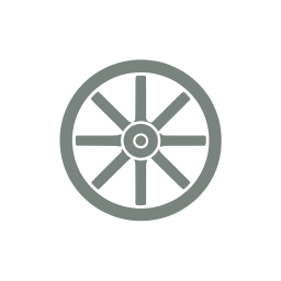 Cart wheel icon