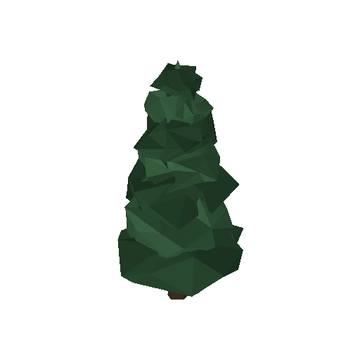 Low-poly Nature 3D model: Arborvitae Conifer