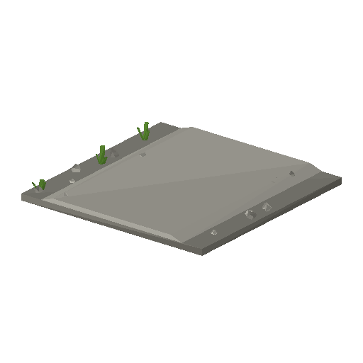 Low-poly Terrain 3D model: Ballast Tile