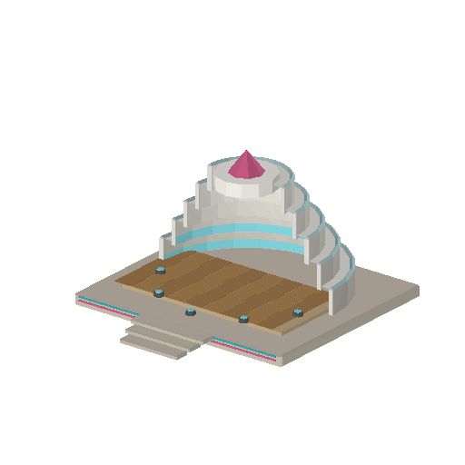 Low-poly Theme-Special 3D model: Bandshell Pavilion