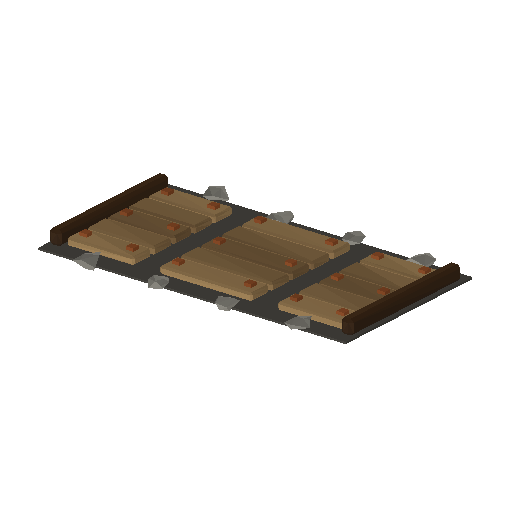Low-poly Trackside Gear 3D model: Barrow Crossing