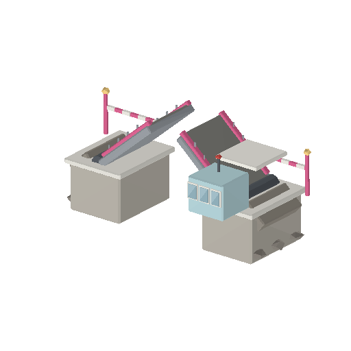 Low-poly Theme-Special 3D model: Bascule Drawbridge Span