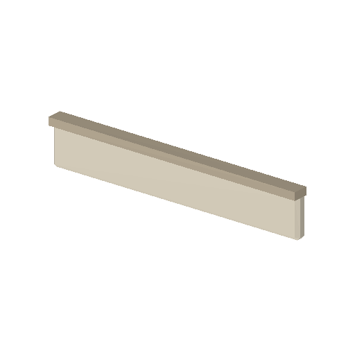 Low-poly Interiors 3D model: Baseboard