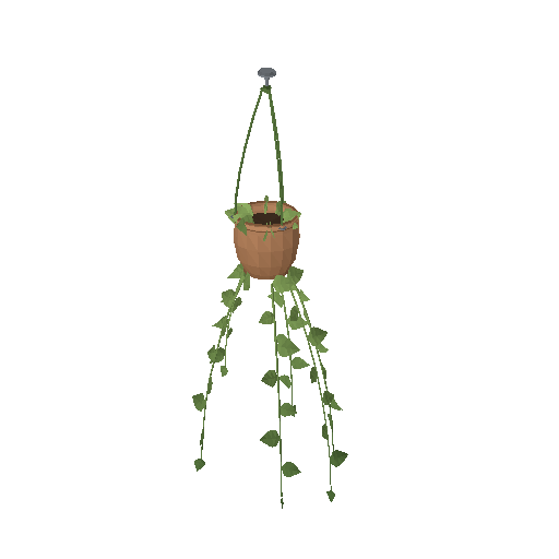 Low-poly Interiors 3D model: Bath Hanging Plant