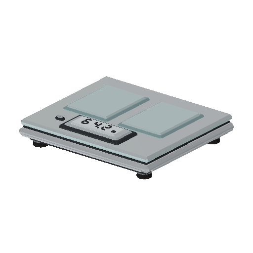 Low-poly Interiors 3D model: Bath Scale