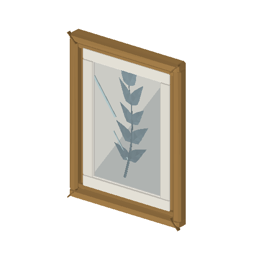 Low-poly Interiors 3D model: Bath Wall Art