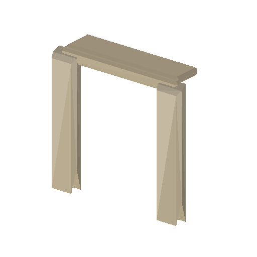Low-poly Interiors 3D model: Bed Canopy