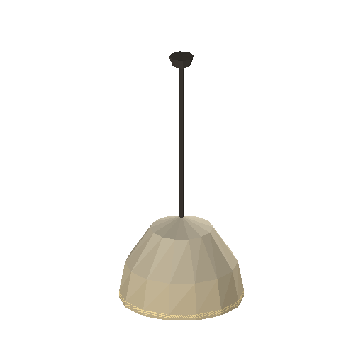 Low-poly Interiors 3D model: Bedroom Pendant Light
