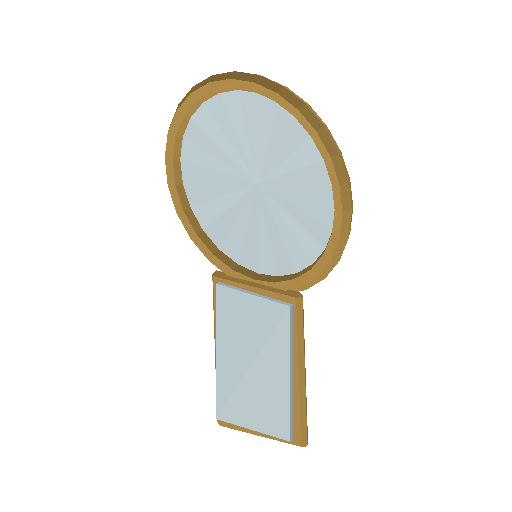 Low-poly Interiors 3D model: Bedroom Wall Mirror