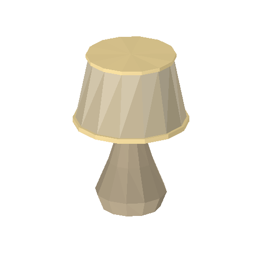 Low-poly Interiors 3D model: Bedside Lamp