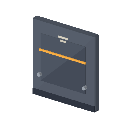 Low-poly Interiors 3D model: Blast Door