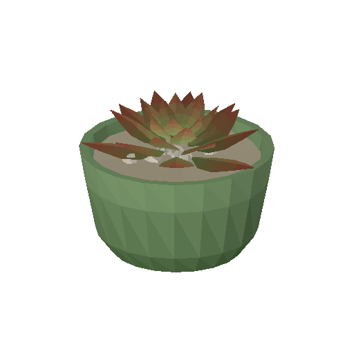 Low-poly Props 3D model: Bookshop Desk Plant