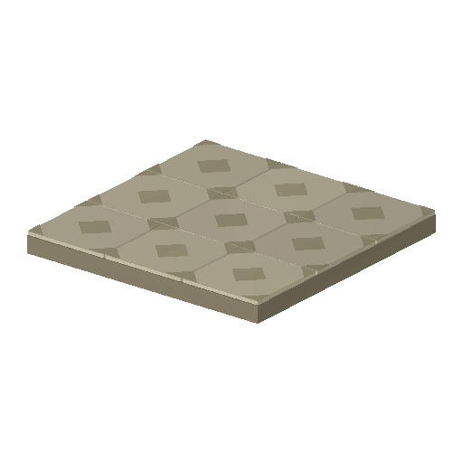 Low-poly Interiors 3D model: Bookshop Floor Tile
