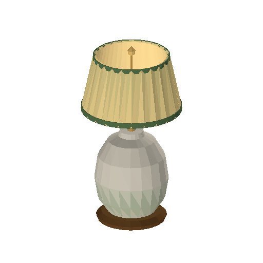 Low-poly Interiors 3D model: Bookshop Table Lamp