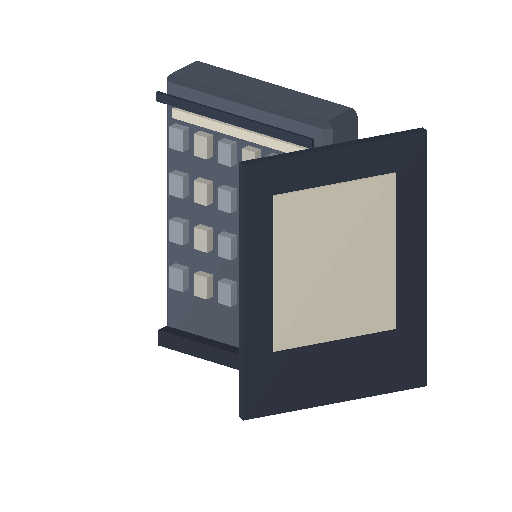Low-poly Props 3D model: Breaker Panel