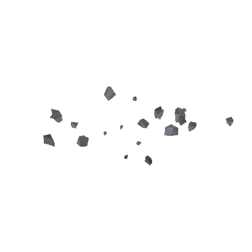 Low-poly Props 3D model: Bunker Rubble Scatter