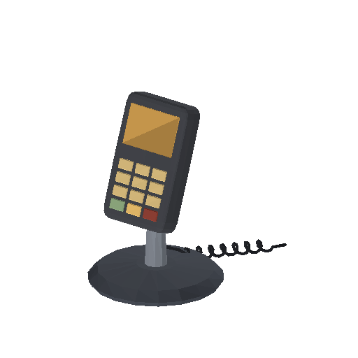 Low-poly Interiors 3D model: Card Terminal