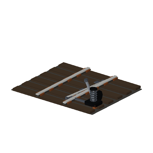 Low-poly Trackside Gear 3D model: Catch Point