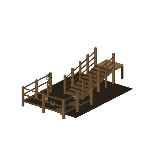 Low-poly Trackside Infrastructure 3D model: Cattle Dock