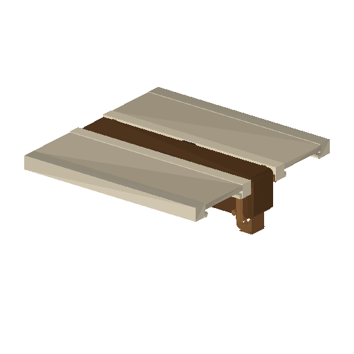 Low-poly Interiors 3D model: Ceiling Beam