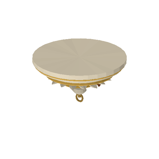 Low-poly Interiors 3D model: Ceiling Rose