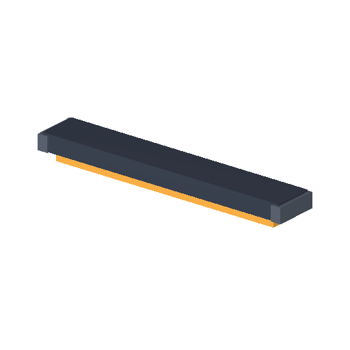 Low-poly Props 3D model: Ceiling Striplight