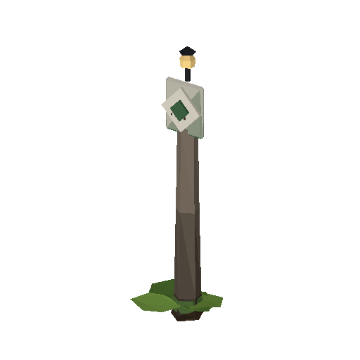 Low-poly Signage 3D model: Channel Marker