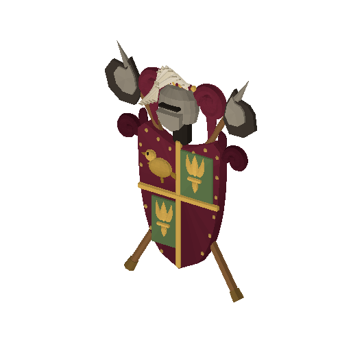 Low-poly Interiors 3D model: Coat Of Arms