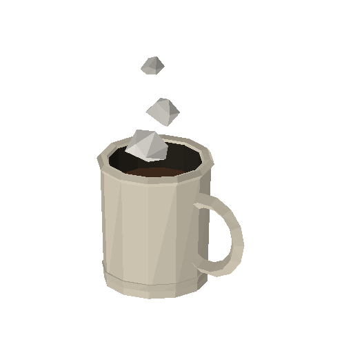 Low-poly Interiors 3D model: Coffee Mug