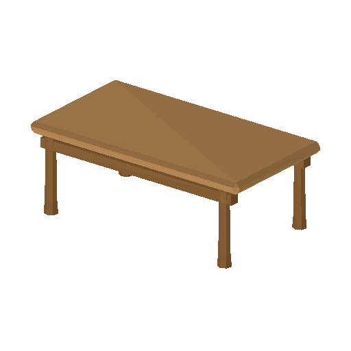 Low-poly Interiors 3D model: Coffee Table