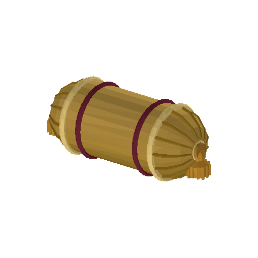 Low-poly Interiors 3D model: Cushion Bolster Tassel