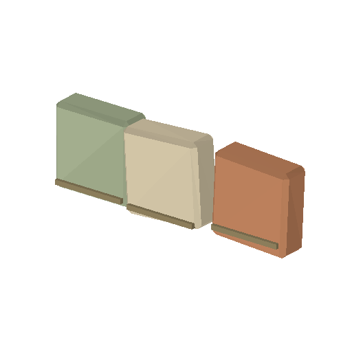 Low-poly Interiors 3D model: Cushion Set