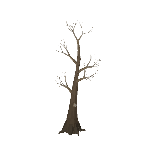 Low-poly Nature 3D model: Dead Tree