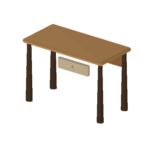 Low-poly Interiors 3D model: Desk
