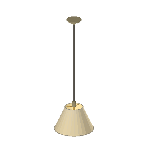 Low-poly Interiors 3D model: Dining Pendant Light