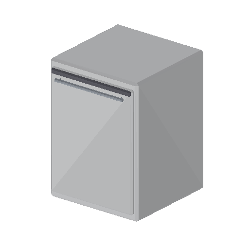 Low-poly Interiors 3D model: Dishwasher
