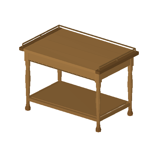 Low-poly Interiors 3D model: Display Table